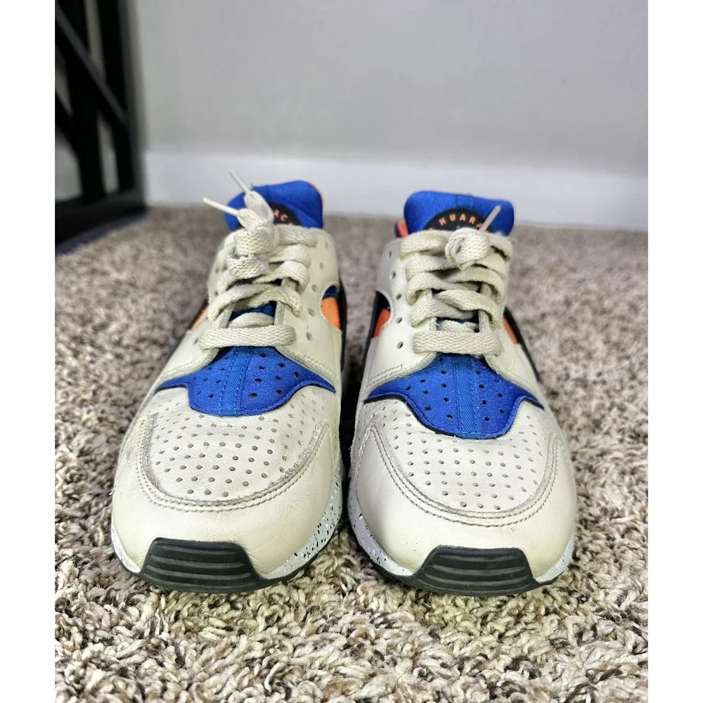 Nike Air Huarache OG Mowabb Men's Size 5 Tan Hyper Royal Running Athletic Shoes